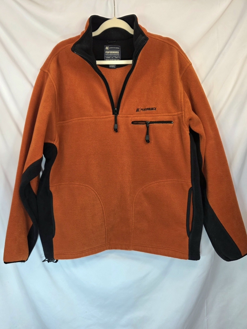 VTG American Eagle AE Performance Fleece Pullover Men Sz L Outdoor Y2K Gorpcore